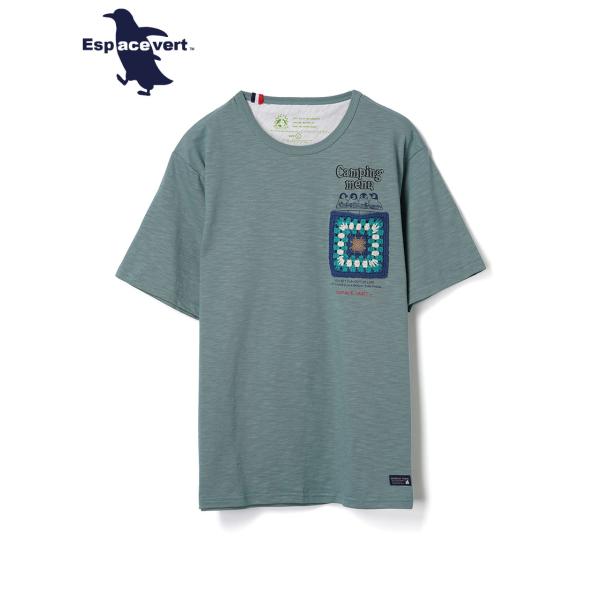 Tシャツ メンズ レディース ニットポケットペンギン ESPACE VERT 公式 SALE :2E7-13701:ユナイテッドジャパン 通販  