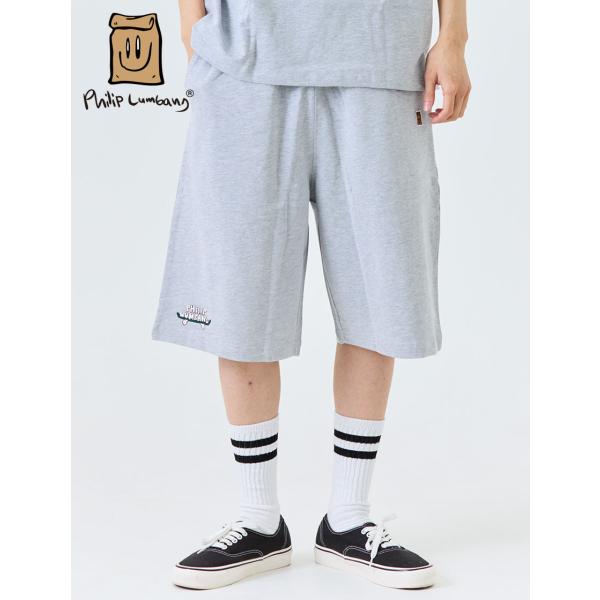 Philip Lumbang 公式 ハーフパンツ ミニ裏毛 メンズ レディース フィリップランバン