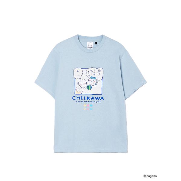 【ちいかわ】発泡プリント スイカ割り Tシャツ メンズ レディース ユニセックス