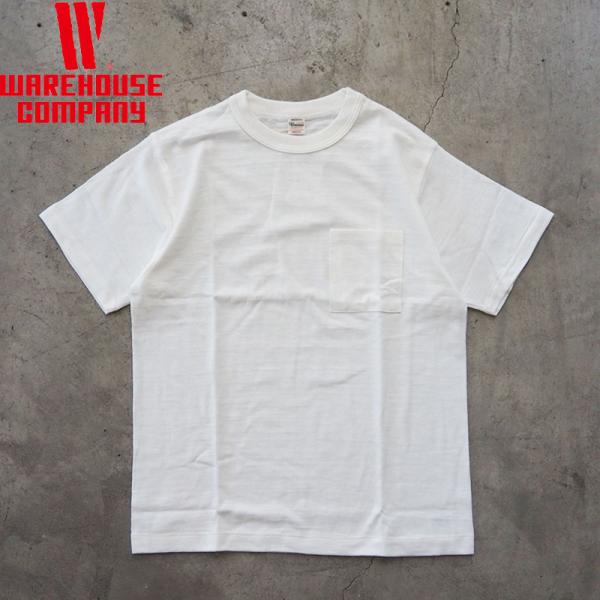 ウエアハウス Tシャツ WAREHOUSE & CO. 4601 メンズ 半袖 無地 ポケット 日本製 半袖Tシャツ アメカジ ウェアハウス