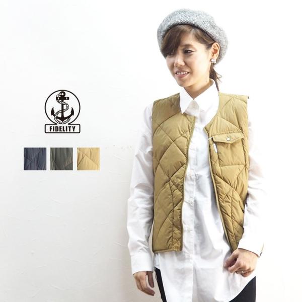フィデリティ Fidelity ダウンベスト レディース ダウン 毎日続々入荷 Fd1pt ベスト おしゃれ 軽い