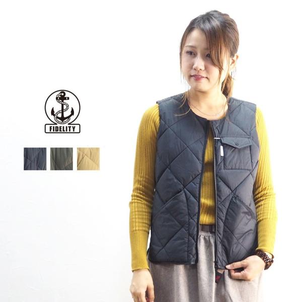 フィデリティ Fidelity ダウンベスト レディース ダウン 毎日続々入荷 Fd1pt ベスト おしゃれ 軽い