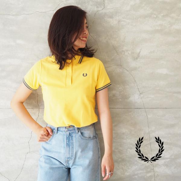 フレッドペリー Fred Perry ポロシャツ レディース 半袖 白 黒 おしゃれ かわいい 春 春夏 ブランド G12