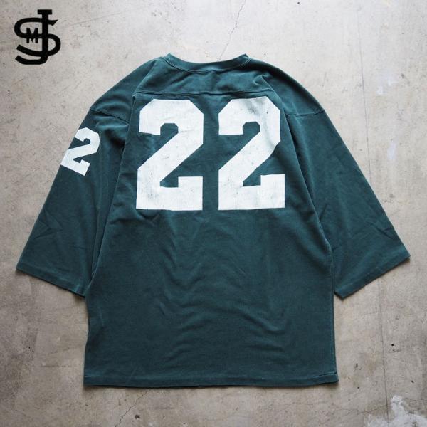 ジャクソンマティス 七分 Tシャツ JACKSON MATISSE 22 Football Tee JM25SS005 メンズ 七分袖 フットボール 長袖 ロンT ロングスリーブ