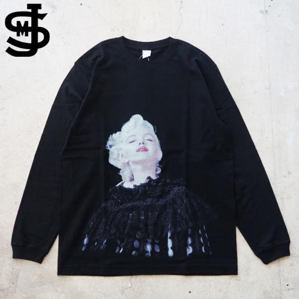 ジャクソンマティス マリリンモンロー ロンT JACKSON MATISSE Marilyn Monroe Fade-Black JM26SS024 メンズ 長袖 Tシャツ プリント