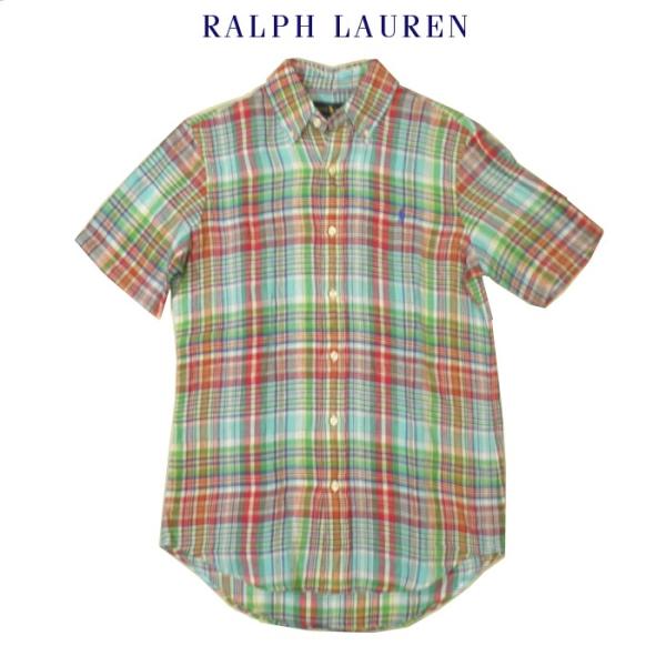 POLO RALPH LAUREN(ポロラルフローレン)：リネンシャツチェック POLO RALPH LAUREN（ポロ・ラルフローレン） ラルフローレン リネン