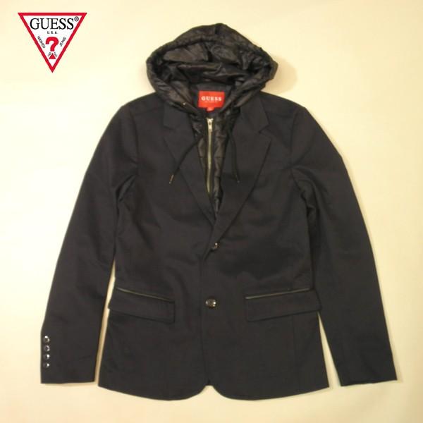 GUESS ビックロゴナイロンジャケット 薄手アウター GUESS ゲス