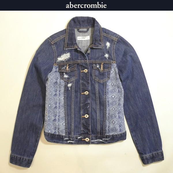 Abercrombie&Fitch アバクロ ガールズジージャン デニムジャケット 