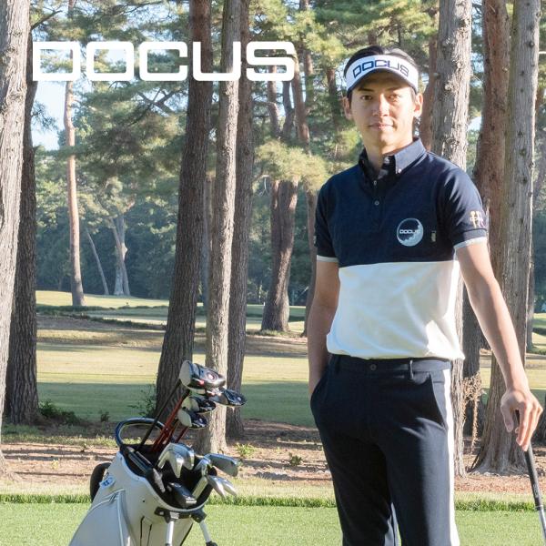 DOCUS メンズ ポロシャツ Stylish Golf Polo DCM23S005