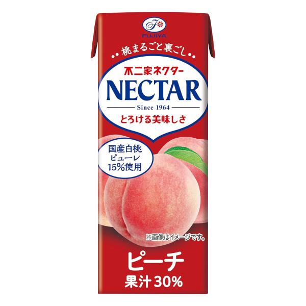 不二家 ネクターピーチ 200ml 紙パック24本入