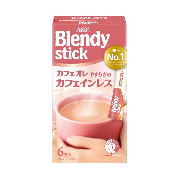 AGF ブレンディ スティック やすらぎのカフェインレス 7.3g×6本 24箱