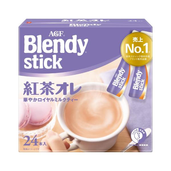 AGF ブレンディ スティック 紅茶オレ 9.0ｇX24本 6箱