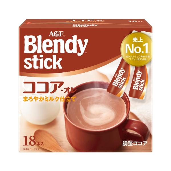 AGF ブレンディ スティック ココアオレ 9.9ｇX18本 6箱