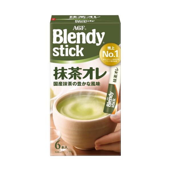 AGF ブレンディ スティック 抹茶オレ 9.7gx6本 24箱