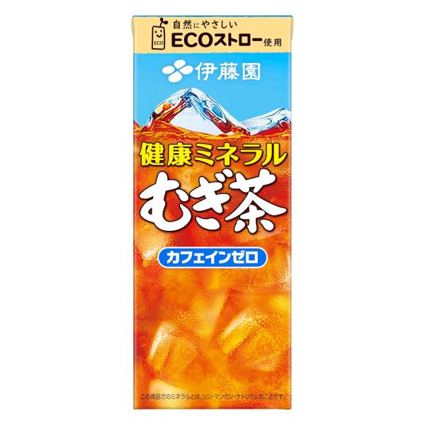 伊藤園 健康ミネラルむぎ茶 250ml 紙パック24本入