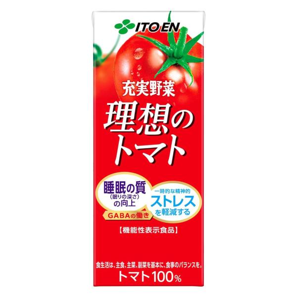 伊藤園 理想のトマト 200ml 紙パック24本入