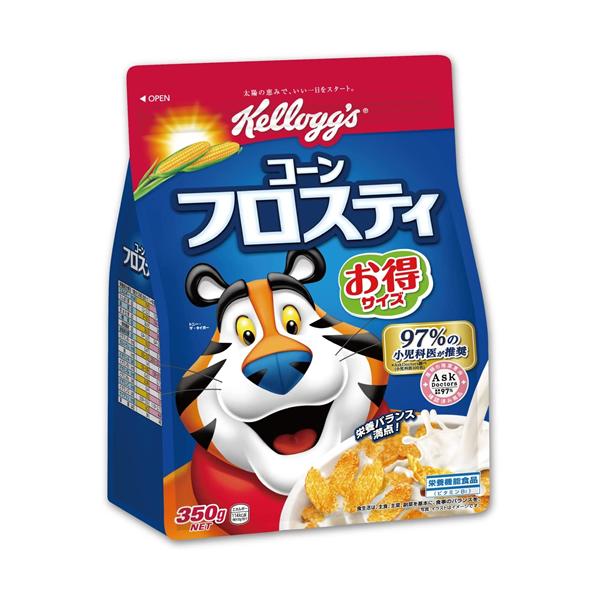 未開封 VCD ケロッグ Kellogg's トニー Corn Frosties ケロッグ コーンフロスティ 徳用 袋 350g 6袋 : ユニティー - 通販