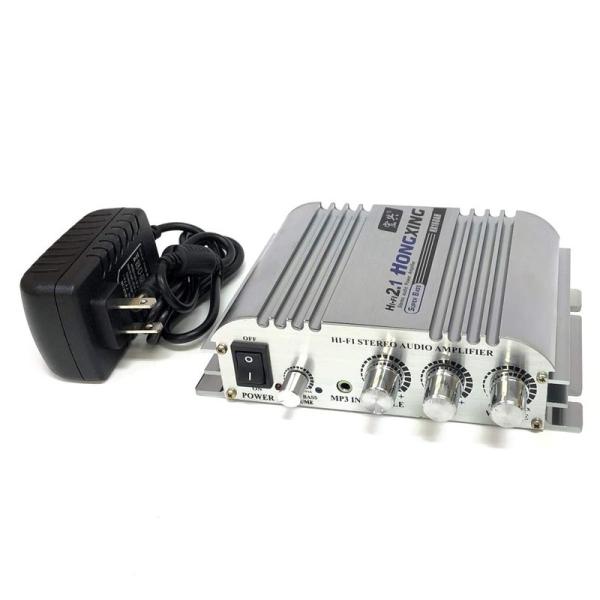 2.1ch高出力オーディオアンプ HONGXING製 HX-168AH 実効最大出力300W+300W+150W 重低音 Hi-Fi2.1c :20230224091222-00381:ユニバーサルプレイス 通販 2.1ch高出力オーディオアンプ HONGXING製 HX-168AH 実効最大出力300W+300W+150W 重低音 Hi-Fi2.1c