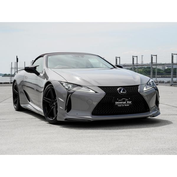レクサス LC500用 ABS製 エアロパーツ UNIVERSAL DESIGN ユニバーサルデザイン フロントスポイラー サイドスカート リアスカート 3点 