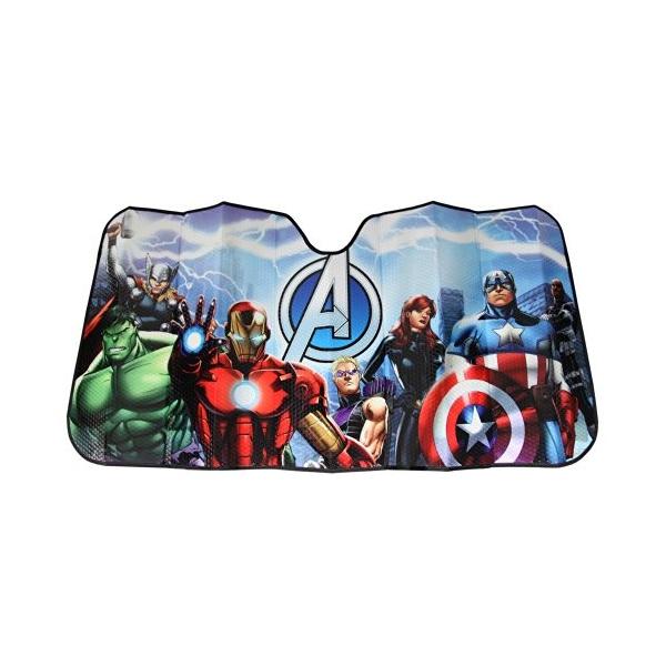 Plasticolor 003695r01?Marvel Avengers 'アコーディオンスタイルフロントガラスサンシェード