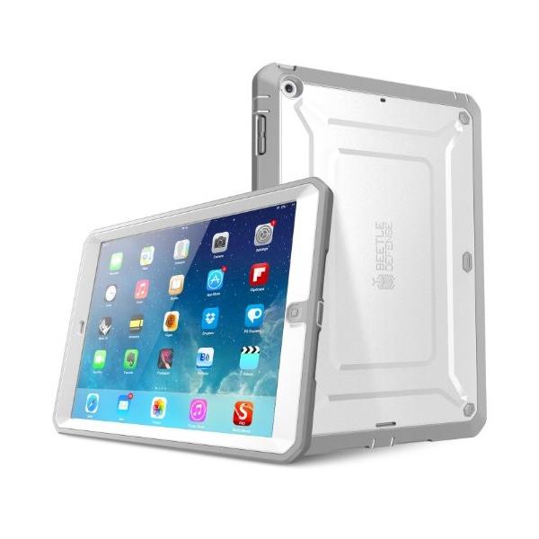 SupCase Beetle Defense iPad Air TPU 2層 ハードケース ホワイト×グレー
