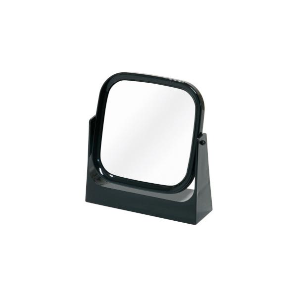 シンプルなカラーの卓上スタンドミラーです。