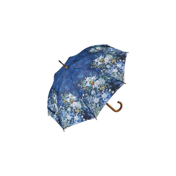 ユーパワー 名画 木製ジャンプ傘 ルノワール「大きな花瓶」 AU-02208