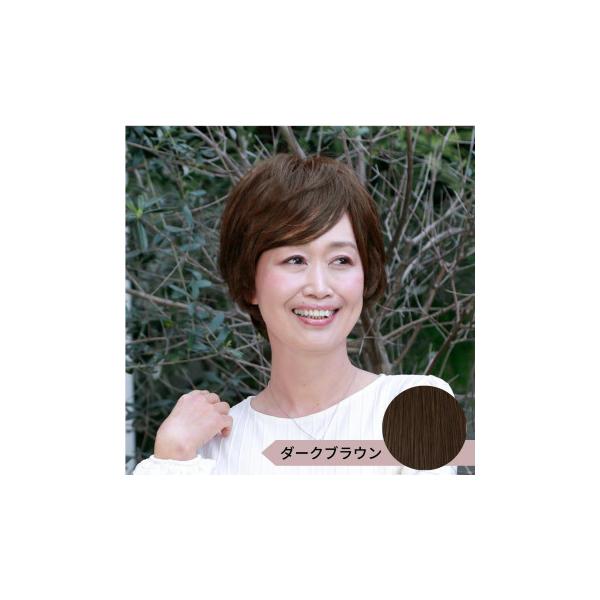 プリシラ プレミアム白髪かくしウィッグ ナチュラルショートタイプ