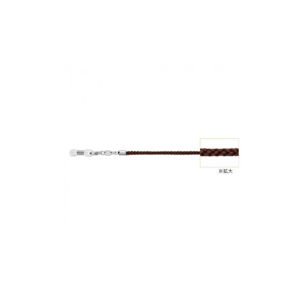 シンプルなデザインのメガネチェーンです。再生PET繊維(エコ素材)を使用しています。