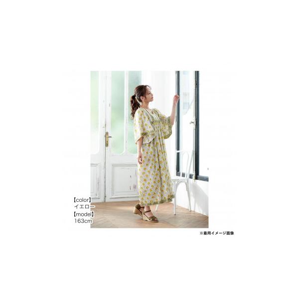 ワンピース ブロックプリントディンティ A YE 43522160297