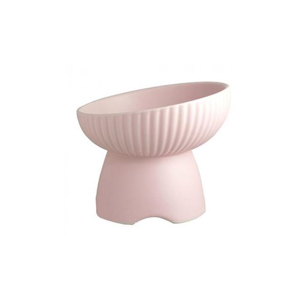 ペットの身体への負担が少ない高さ、傾斜のペットフードボウルです。