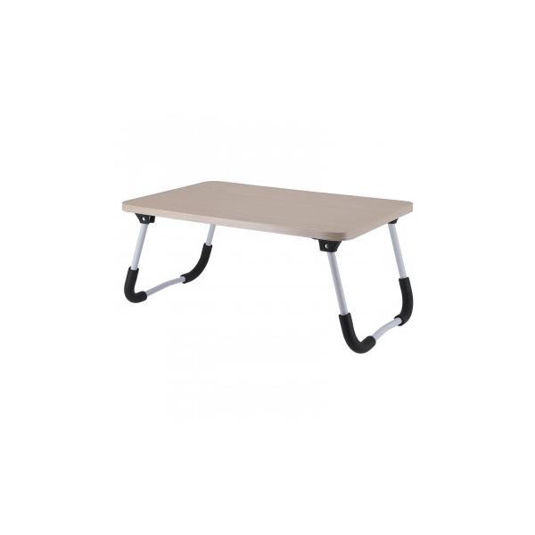 使い方は自在。滑り止めつき折りたたみミニテーブルです。使わない時はコンパクトに折りたためて収納に困りません。