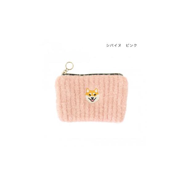 フワフワのリブ編みがかわいい!持っているだけで癒されるポーチ。キュートなアニマルの刺繍がポイント!貼らないカイロがぴったり入るケースとして使えます。カイロ以外にもポーチとして様々な用途でお使いいただけます。