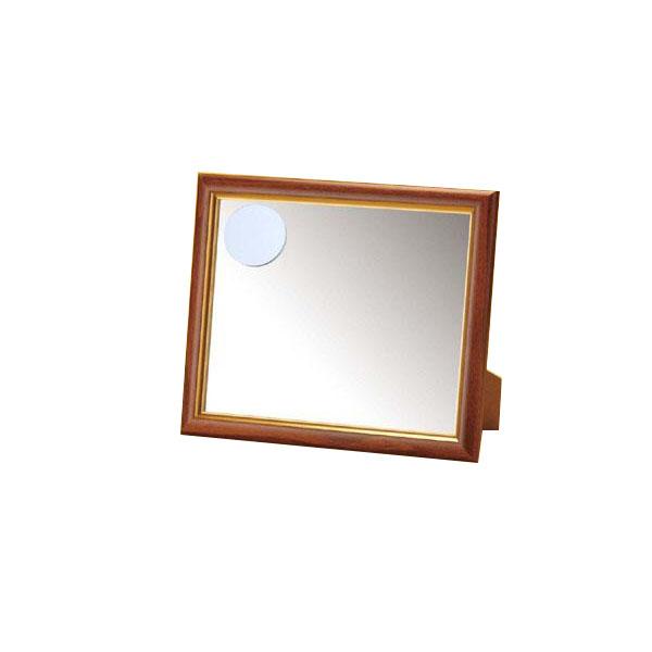 大きく見える、拡大鏡が付いたスタンド付ミラーです。国産ホワイトガラス使用で従来の鏡より、きれいにより美しくより自然に写ります。スタンド付で壁掛けにも置き型にも使用していただけます。