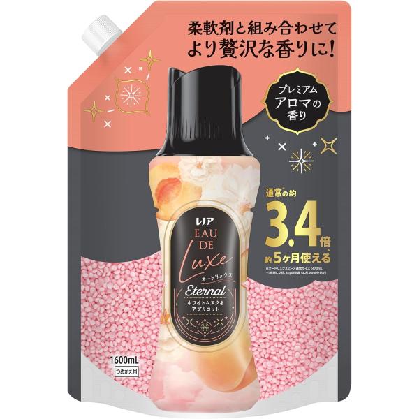 レノア オードリュクス 香り付けビーズ ホワイトムスク&アプリコットの香り 詰め替え 1600mL