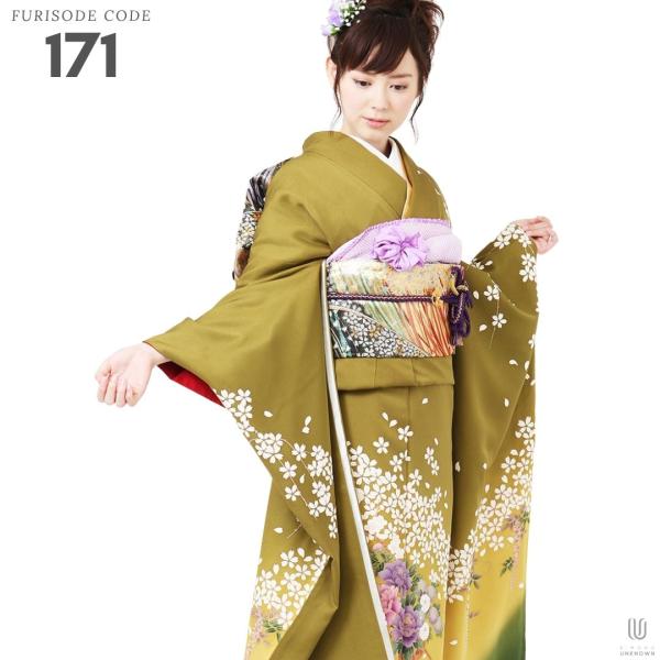 対応身長160cm〜175cm】【古典・正統派】【正絹】成人式レンタル振袖