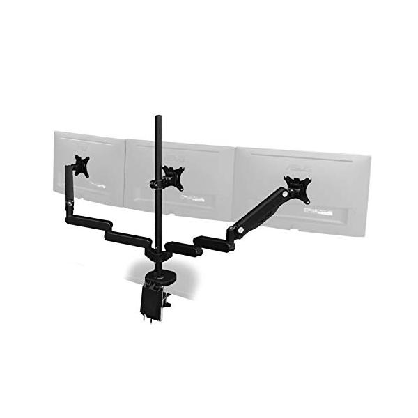 Bauhutte ロングモニターアームGS トリプル BMA-3GS-BK Bauhutte ロングモニターアームGS BMA-3GS-BK （ブラック） モニター