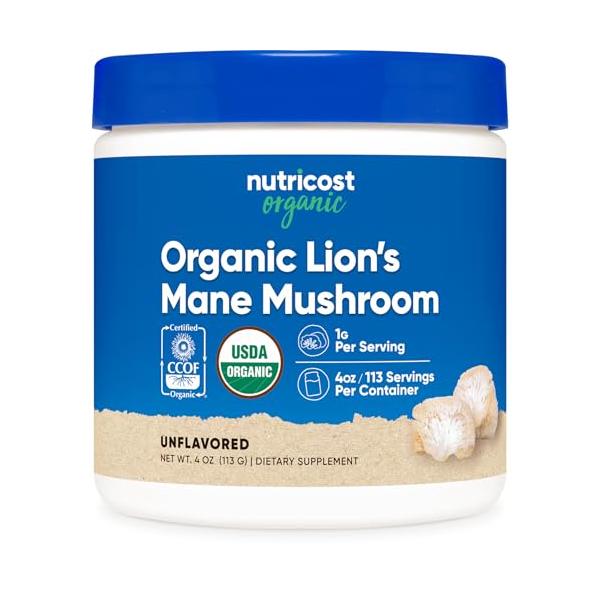 -/113グラム (x 1)/NC-ORG-LNSMN・パッケージ個数:1・1食分あたり - 1杯 (オーガニックヤマブシタケ 1g)・1瓶分当たり - 113杯・アメリカ製・非GMO・グルテンフリー