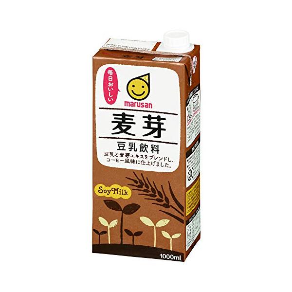 他サイト： マルサン 豆乳飲料麦芽 1L×6本の商品画像