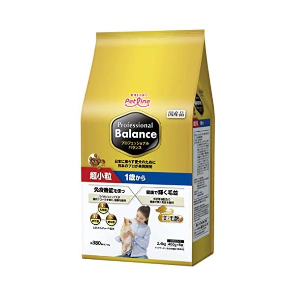 他サイト： ペットラインプロバラ プロフェッショナルバランス 超小粒 1歳から 成犬用 2.4kgの商品画像