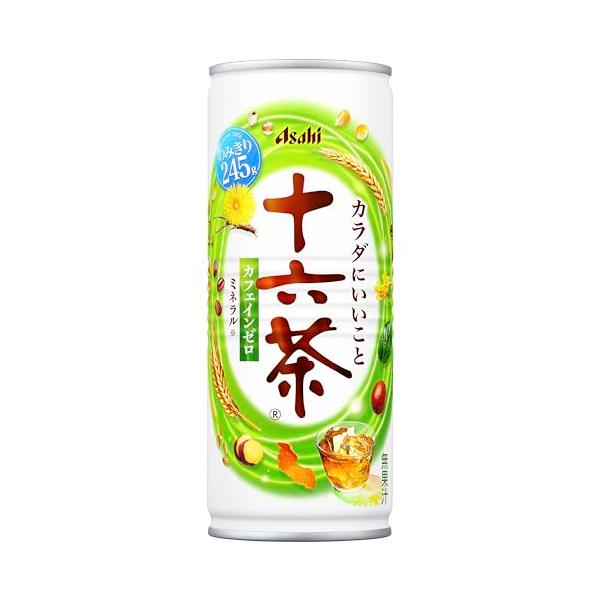 他サイト： アサヒ飲料 十六茶 缶 245g×30本 お茶 ノンカフェインの商品画像