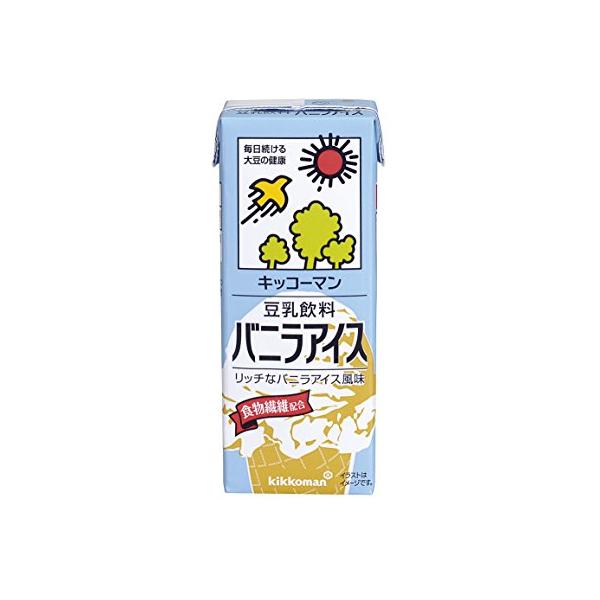 他サイト： キッコーマン飲料 キッコーマン 豆乳飲料 バニラアイス 200ml×18本の商品画像