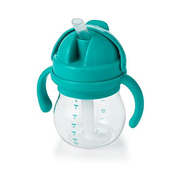 他サイト： OXO Tot グロウ・ハンドル付ストローカップ/ティール ティールの商品画像