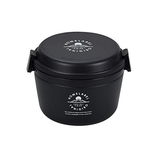 ランチジャーブラック/770ml/HB-4739・Color:ブラックSize:770mlStyle:ランチジャー・パッケージ個数:1・製品サイズ:(約)幅16×奥行14×高さ11cm・製品重量:(約)0.52kg・品名:ステンレス製携帯用...