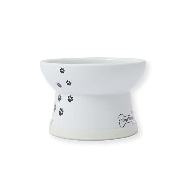 他サイト： 猫壱(necoichi)ハッピーダイニング 犬用 脚付フードボウル (S) 電子レンジ&amp;食器洗浄機対応の商品画像