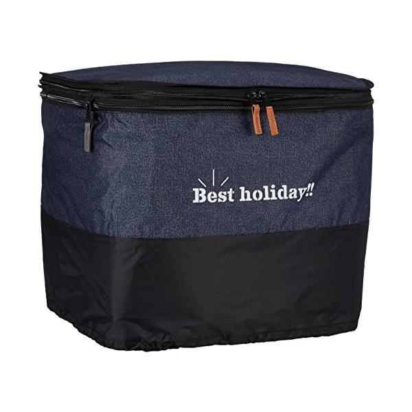 他サイト： 川住製作所フロントバスケットカバー2段式KW-555NV デニム柄の商品画像