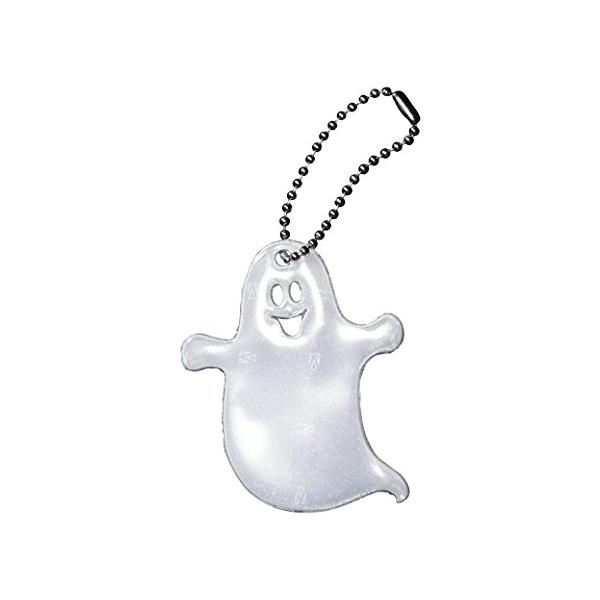 他サイト： Glimmis グリミス ゴースト スマイル ホワイト WH 北欧 リフレクター 反射 キーホルダー 再帰性反射素材 1個 (x 1)の商品画像