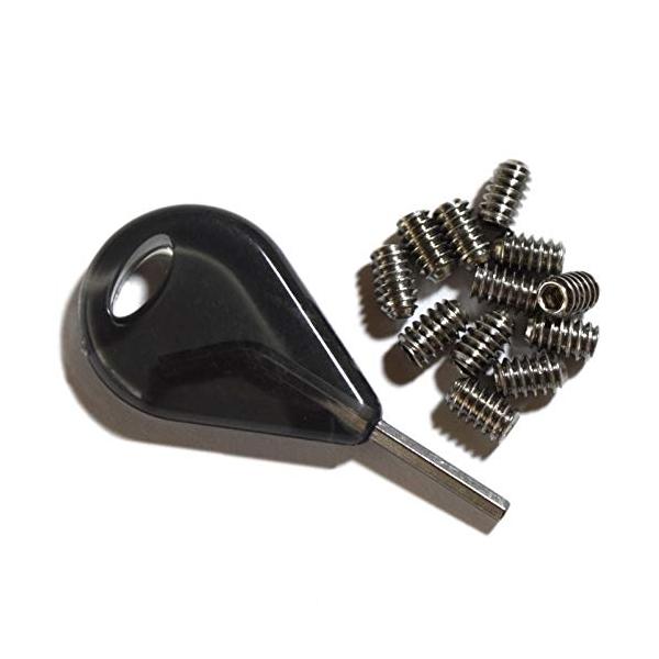 -/12個ネジ + フィンキー/-・ステンレススチール ネジ : 7.9 x 4.8 mm・フィンキー(１個) + 標準ネジ(12個　ＯＲ　6個) 数を選んでください・全てのFCSフィン用ですが、純正品ではありません。