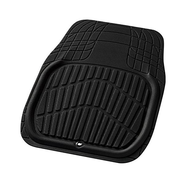 他サイト： ボンフォーム(BONFORM) カーマット カットシェイプ 普通車 フロント 1枚 防水 丸洗いOK ズレ防止加工 フリーカット 48x65cmの商品画像