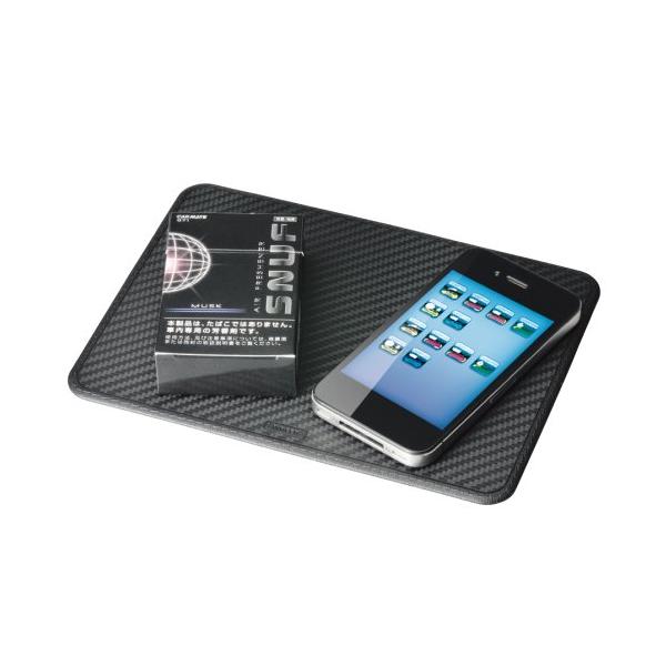 他サイト： カーメイト 車用 ノンスリップマット すべり止めシート L カーボン調 ブラック DZ194の商品画像